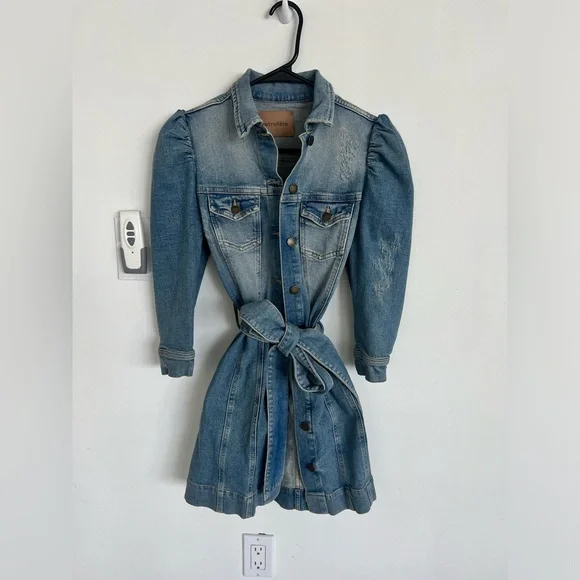 Retrofete Blue Denim Dress - Picture 3 of 8